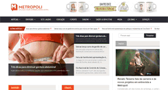 Desktop Screenshot of metropolionline.com.br